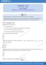 Đề thi học kì 1 Toán 10 Cánh diều - Đề số 7